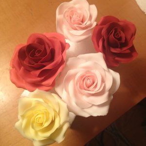 Handmade Wedding Cake Topper Flower Decoration